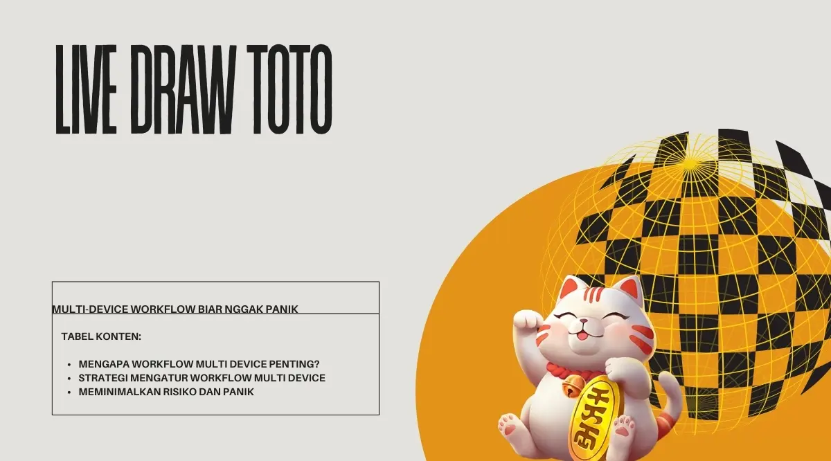 multi-device workflow live draw toto